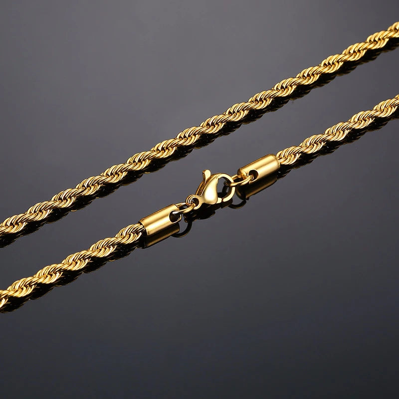 Stainless Steel Twist Rope Chain