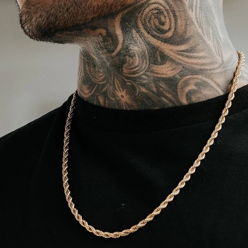 Stainless Steel Twist Rope Chain