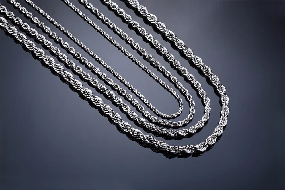 Stainless Steel Twist Rope Chain