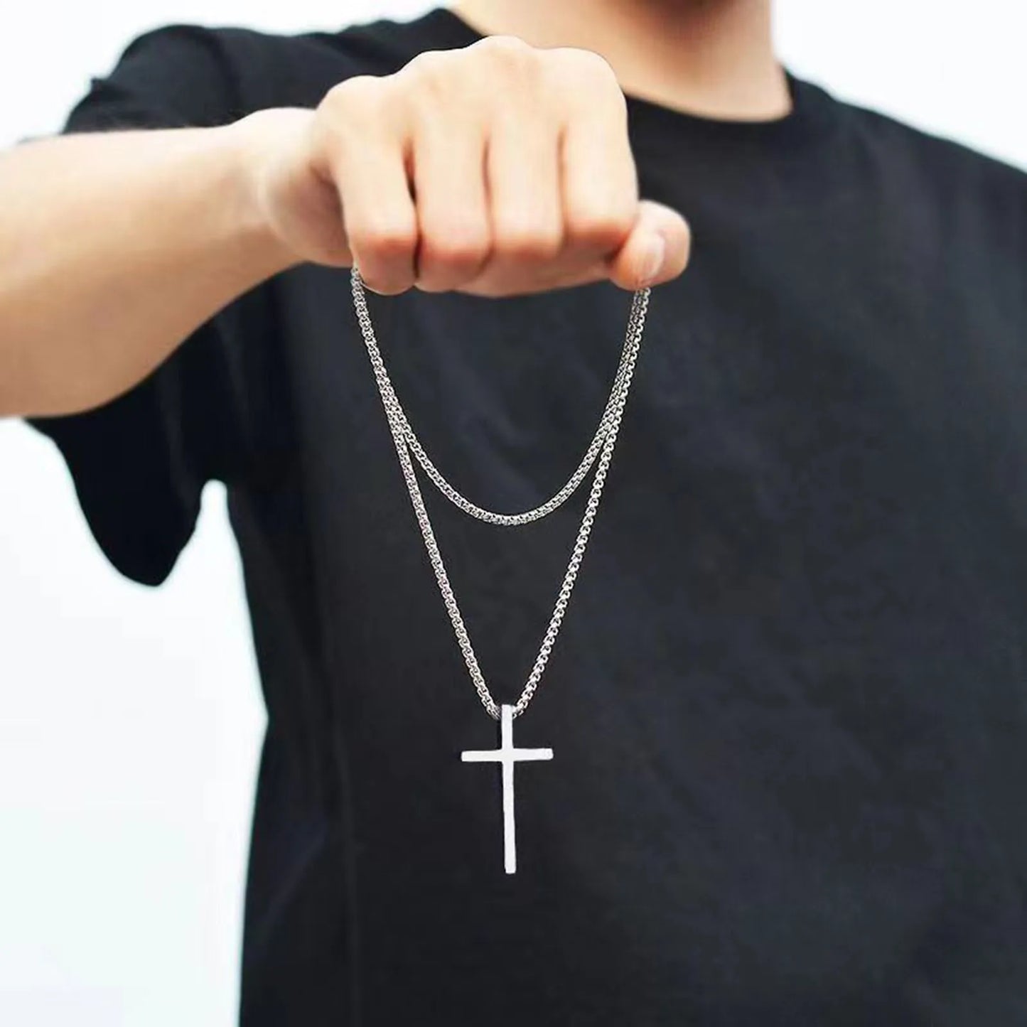 Silver Cross Pendant