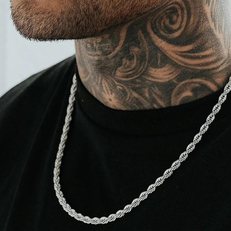 Stainless Steel Twist Rope Chain