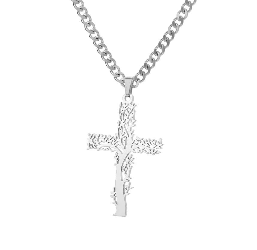 Jesus Pendant - Stainless Steel