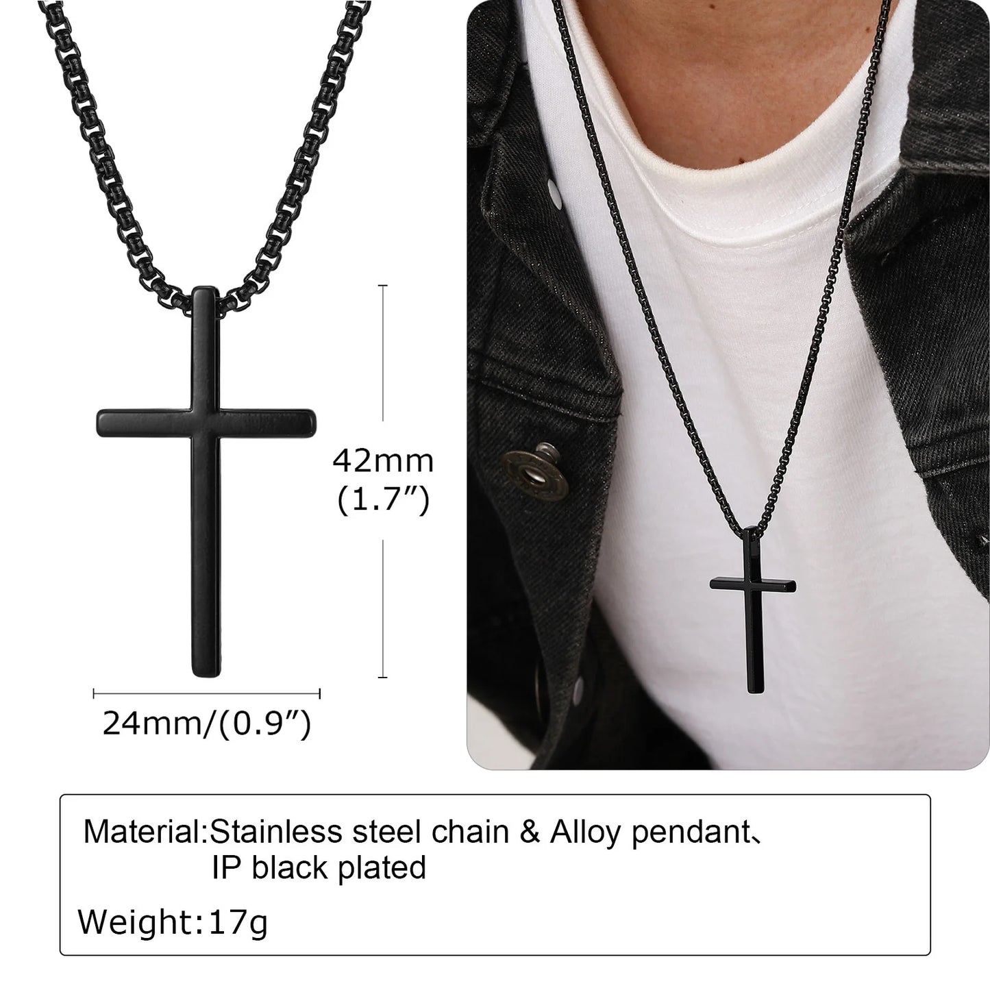 Silver Cross Pendant