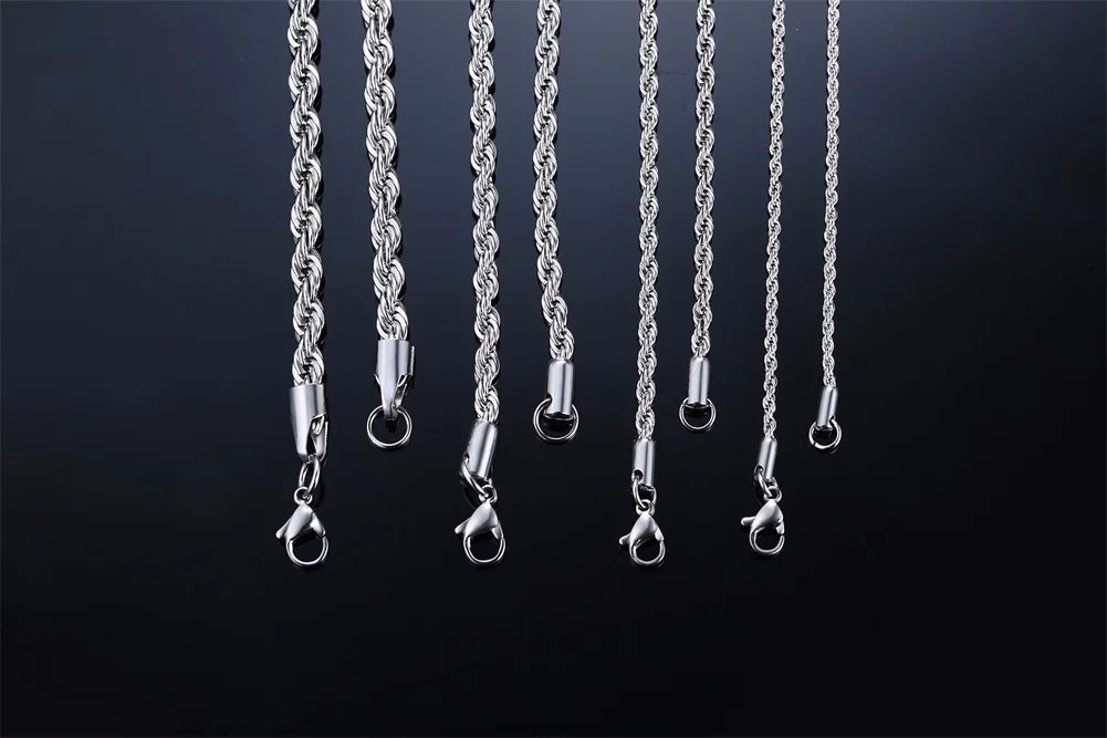 Stainless Steel Twist Rope Chain