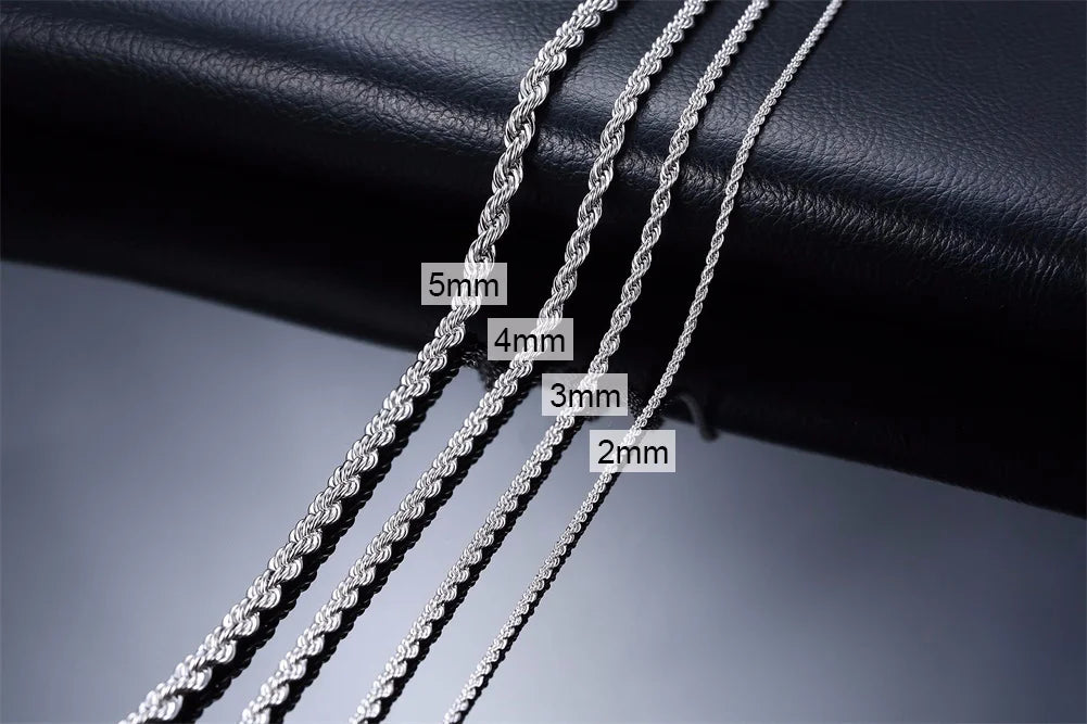 Stainless Steel Twist Rope Chain