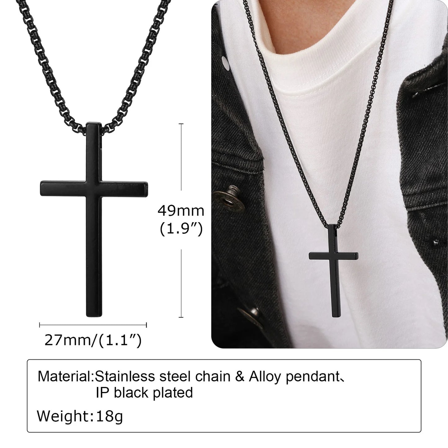 Silver Cross Pendant