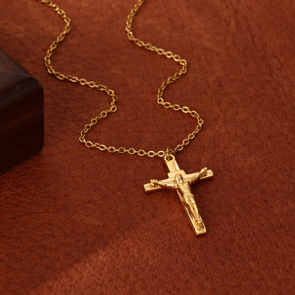 Jesus Pendant - Stainless Steel