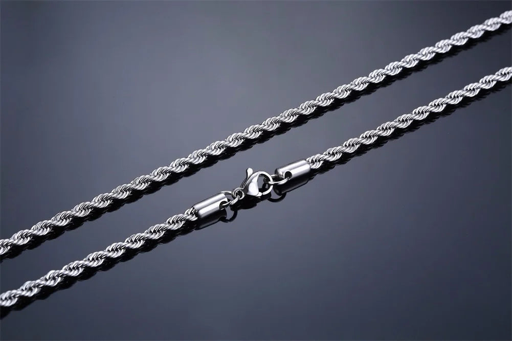 Stainless Steel Twist Rope Chain
